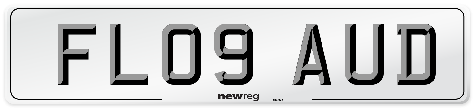 FL09 AUD Number Plate from New Reg
